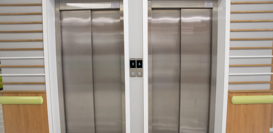 Hospital elevator view 1